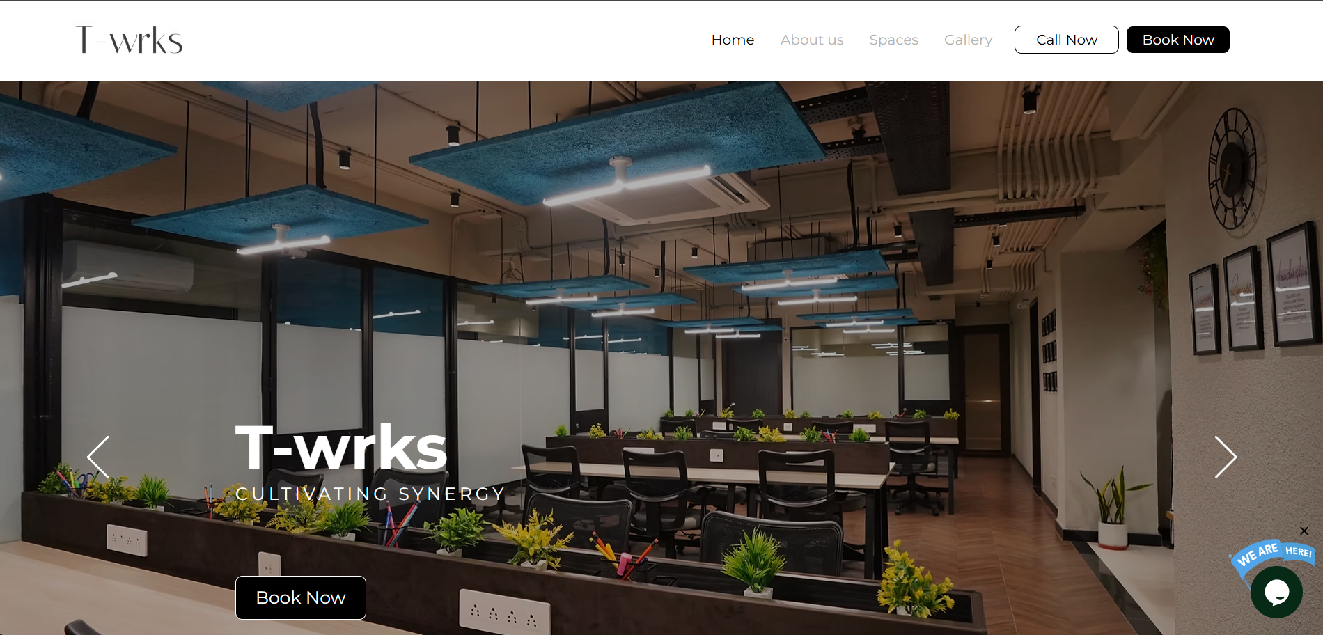 T-wrks website screenshot
